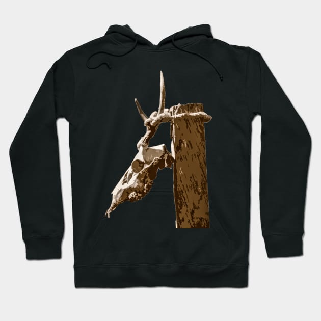 dead animal head Hoodie by rickylabellevie